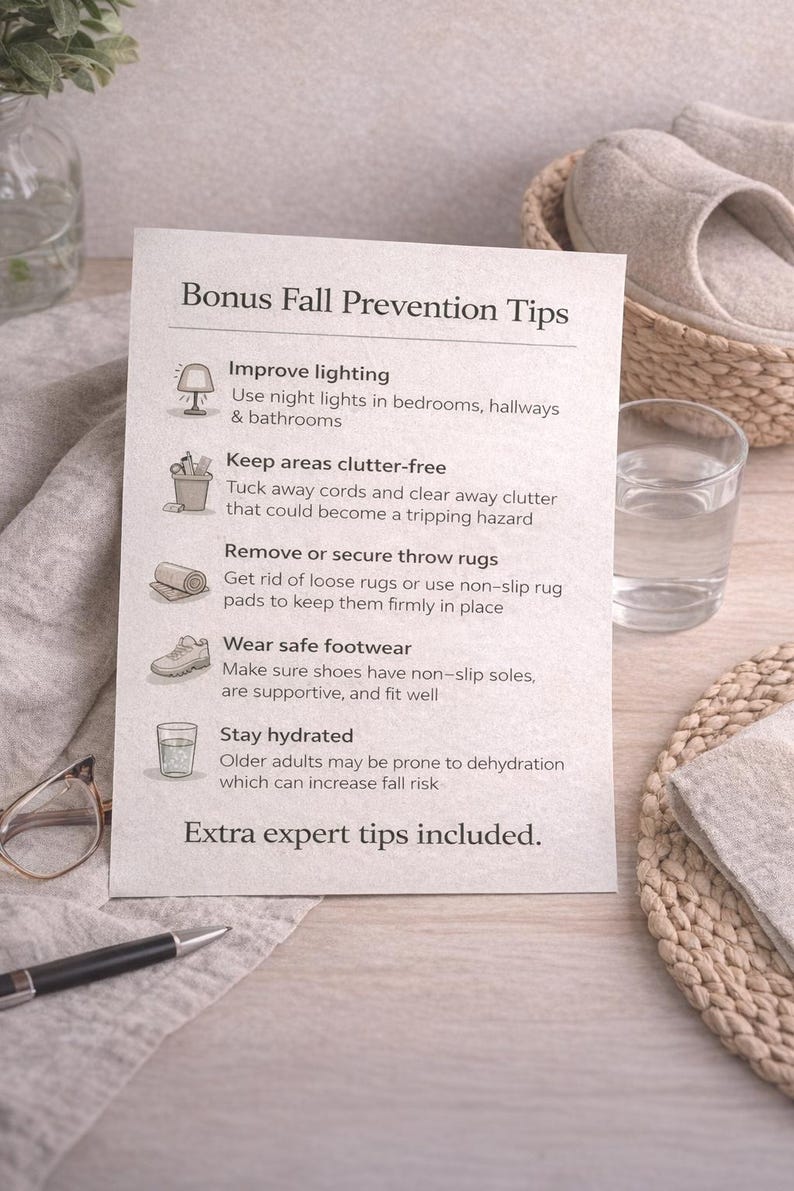 Caregiver Home Safety Checklist - Fall Prevention for Aging Parents (PT ...