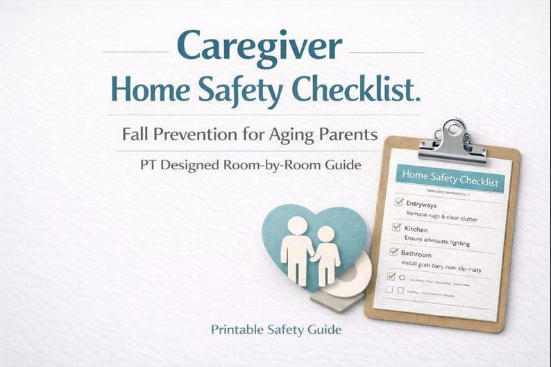 Caregiver Home Safety Checklist - Fall Prevention for Aging Parents (PT ...