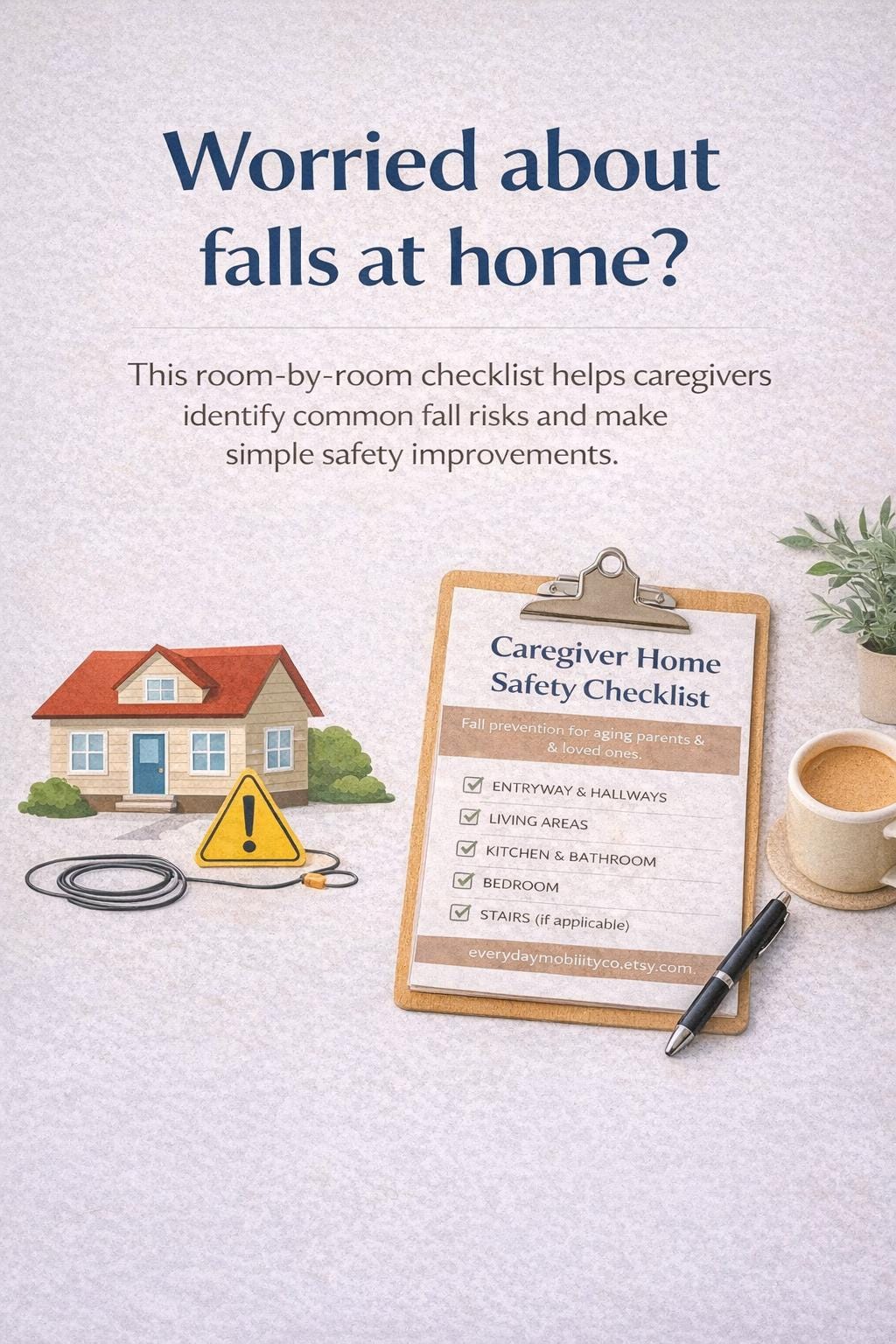 Caregiver Home Safety Checklist - Fall Prevention for Aging Parents (PT ...