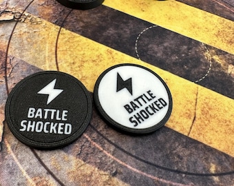 Rastreador de conmoción de batalla / Marcador de conmoción de batalla - Ficha de Wargaming