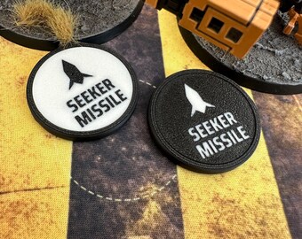Seeker Missile Tokens - Sci-Fi Wargaming Status Markers - Tabletop Miniature Reminder Counters - Ability Used Tracker