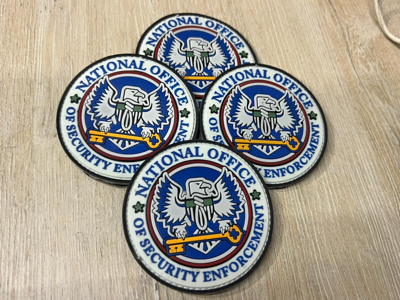 Patch PVC Polizei Aigle Allemand Noir - Dimensions 85x65 Mm, Pour Cosplay, Airsoft, Veste Tactique (crochets Type Velcro) - 13