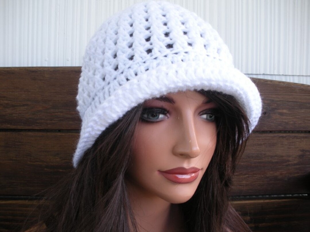 Womens Bucket Hat Crochet Hat Winter Fashion Accessories Women Etsy