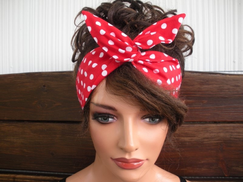 Polka Dot Headwrap - Etsy display picture 1