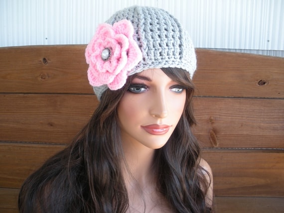 ladies beanie hat with light