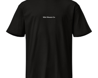 ミニマリストオーキッドTシャツ – 「呼吸するようにデザインされています」 – プレミアムボタニカルアパレル – ブラックTシャツ – Mini Mounts Co.