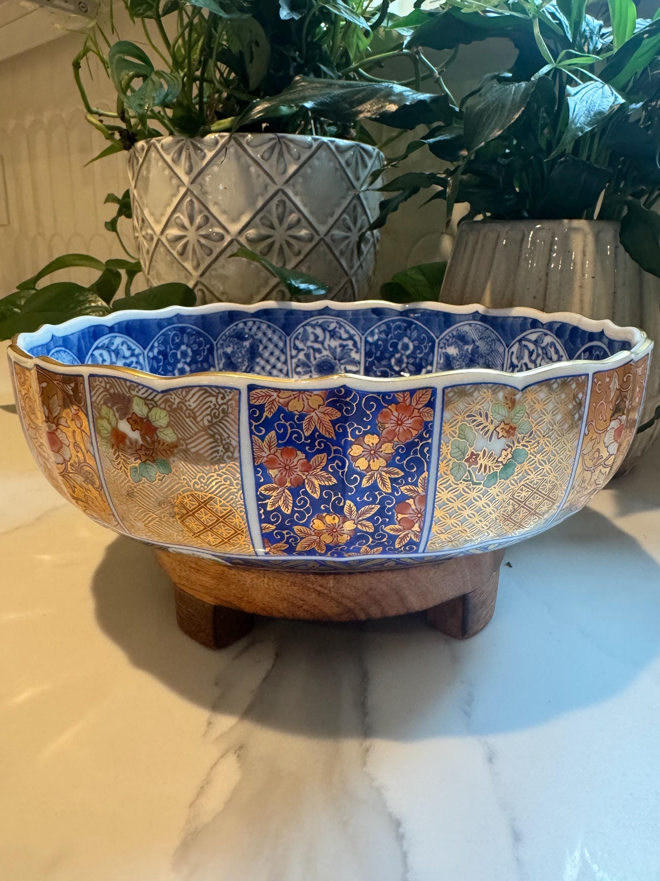 Gold Imari Bowl - Etsy