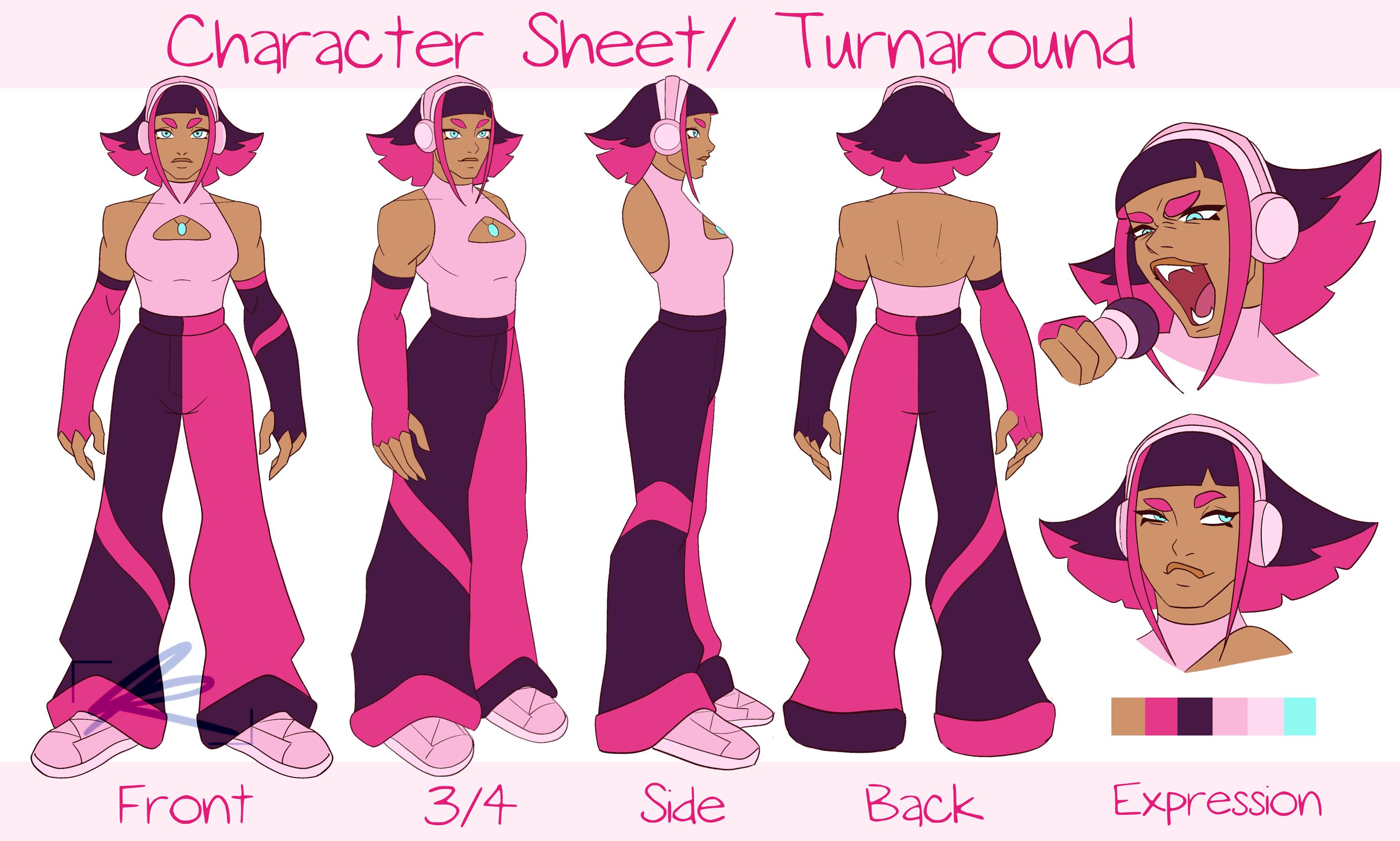 Custom Character Sheet | Reference Sheet | Turnaround - Etsy