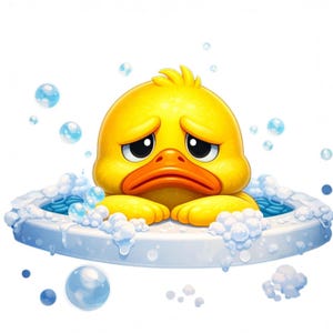I Hate Baths Gummiente Handtuch - Kinderbadezimmer - Gästebad Dekor - Gummiente Badeente