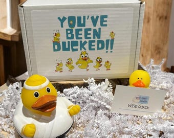 Karate Rubber Duck Gift Box – Martial Arts Gift, Karate Duck, Dojo Gift, Curated Gift Box, Karate Teacher, Tae Kwan Do Student