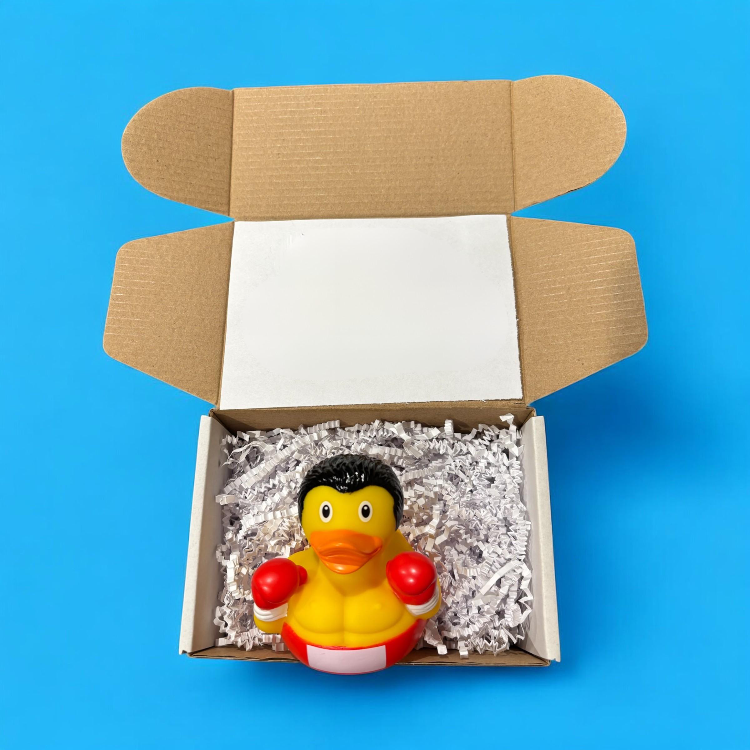 Boxing Rubber Duck Gift Box – Boxer Gift, Boxing Duck, Fight Night Gift ...