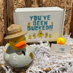 Park Ranger Rubber Duck Gift Box – Park Ranger Gift, Outdoor Lover Gift, Nature Duck, Curated Gift Box, Smokey the Bear