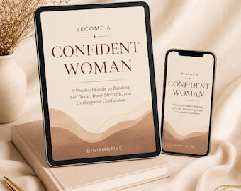 Confidence Building for Women Ebook | Self-Love PDF Guide | Overcome Self-Doubt | Inner Confidence Workbook | Digital Download