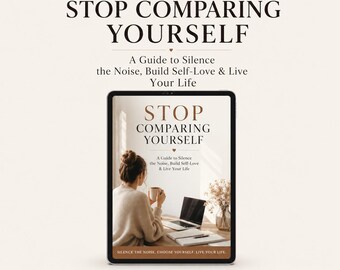 Social Media Comparison Ebook | Stop Comparing Yourself | Comparison Trap PDF | Mental Health Self Help Guide | Instant Download
