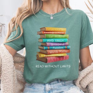 Book Lover Shirt | Read Without Limits