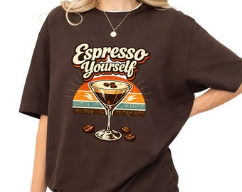 Espresso Martini Shirt Sweater, Espresso Sweatshirt Gift, Espresso Martini Pajamas, Espresso Martini Girl Shirt