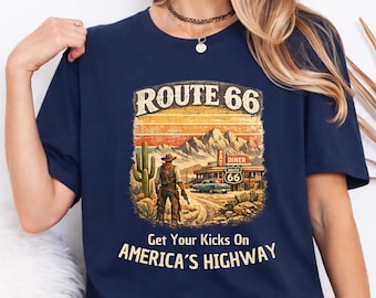 Route 66 Shirt, Historic Route 66 Centennial Shirt, Patriotic Road Trip Shirt, 100th Anniversary Route 66 tshirt, America s Highway Shirt