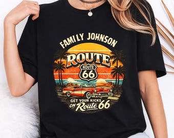 Route 66 Shirt, Historic Route 66 Centennial Shirt, Patriotic Road Trip Shirt