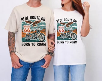 Route 66 Shirt, Historic Route 66 Centennial Shirt, Patriotic Road Trip Shirt, 100th Anniversary Route 66 tshirt