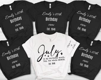 80th Birthday Sweatshirt, Est 1946 Birthday Sweater, Gift for chapter 80th, 80th crew shirt, Funny 80th Shirt, 80th fabulous Tee
