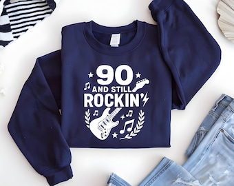 90th Birthday Sweatshirt, Vintage 1936 Birthday Sweater, Gift for chapter 90th, Rockin Shirt