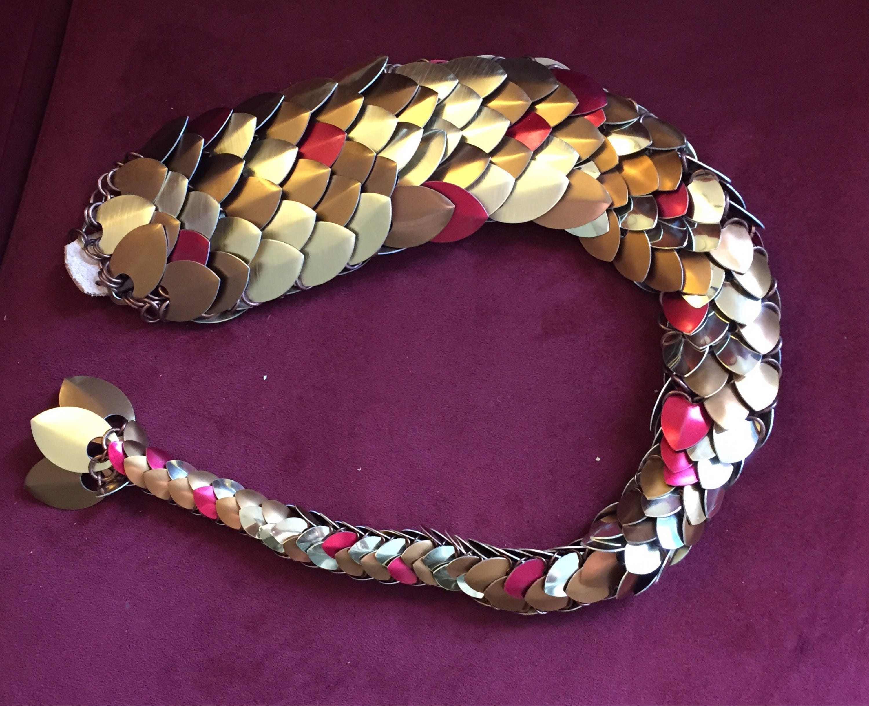 Green Clip On Dragon Tail Costume Accessory