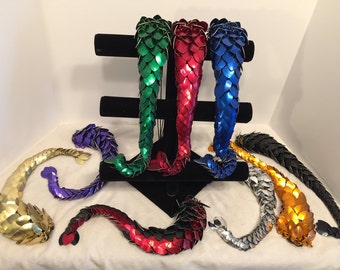 Coda di drago in scala piccola, coda del costume, costume del drago, colorato, Cosplay