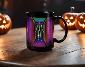 Anomaly Detected... Modern Version Black Mug 15oz | For fans of Ghost Adventures!