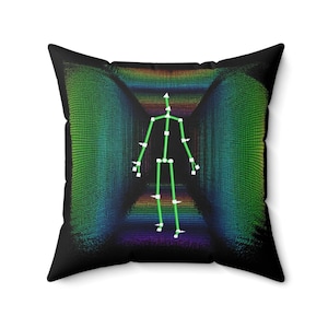 Anomaly Detected... Modern Version Spun Polyester Square Pillow |  Perfect for fans of Ghost Adventures!