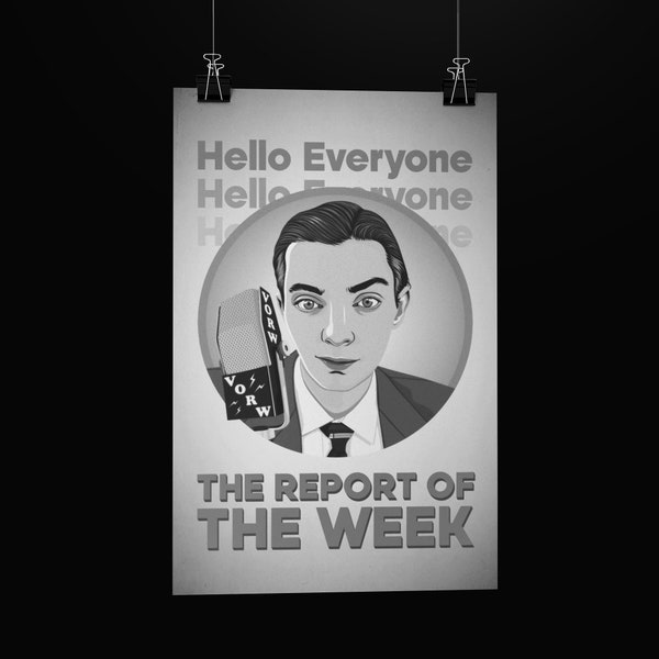 the report of the week merch The Report of the Week Premium Matte Poster! Reviewbrah VORW Youtuber