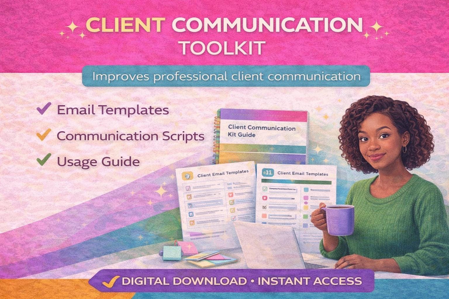 Client Communication Templates for Small Businesses - Etsy
