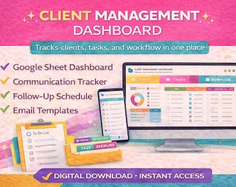 Client Management Toolkit for Small Businesses (Digital Download)