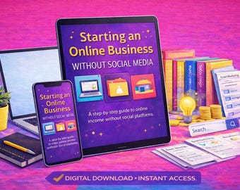 Een online bedrijf starten zonder sociale media | Stille bedrijfsgids voor ondernemers | Digitaal e-boek