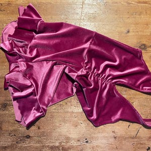 Velvet  ruffle halter neck bodysuit