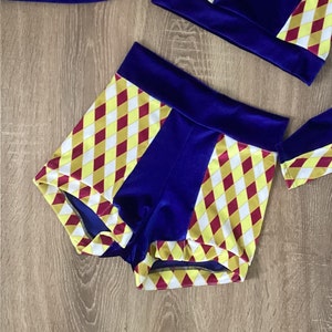 Velvet circus shorts pole hot pants booty shorts