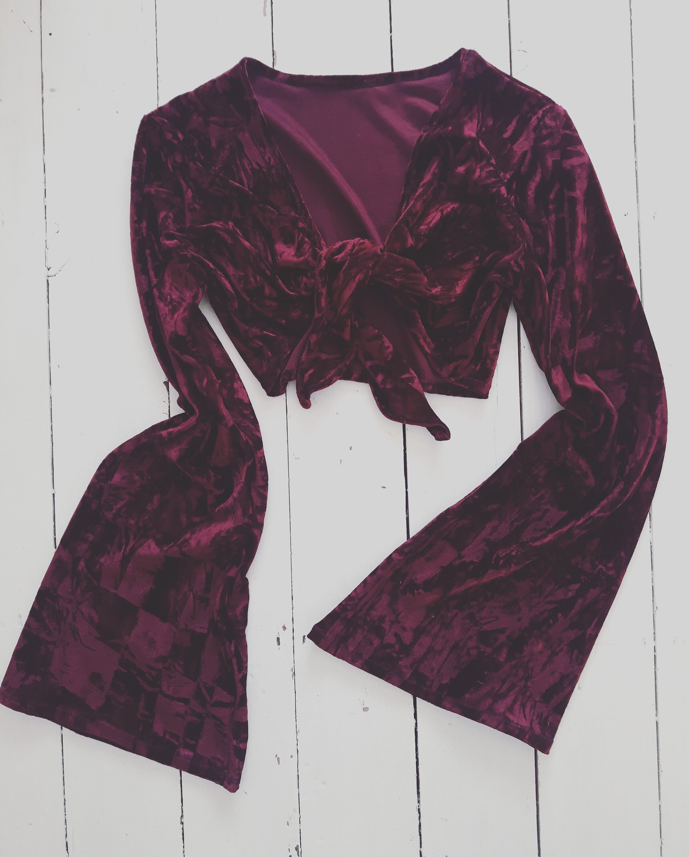 Image of Bell Sleeved Hippy Hippie Festival Top..psytrance Boho