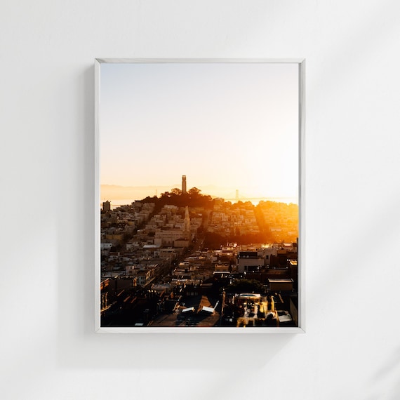 SUNRISE | San Francisco | Photography Wall Art Print | Coit Tower | California