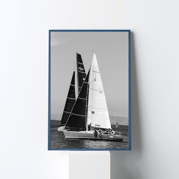 SAIL | Photography Wall Art Print | San Francisco Bay Sailing
