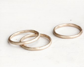 A simple gold band. Rustic love. Sophie.