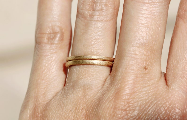 A simple gold band. Rustic love. Sophie. image 3