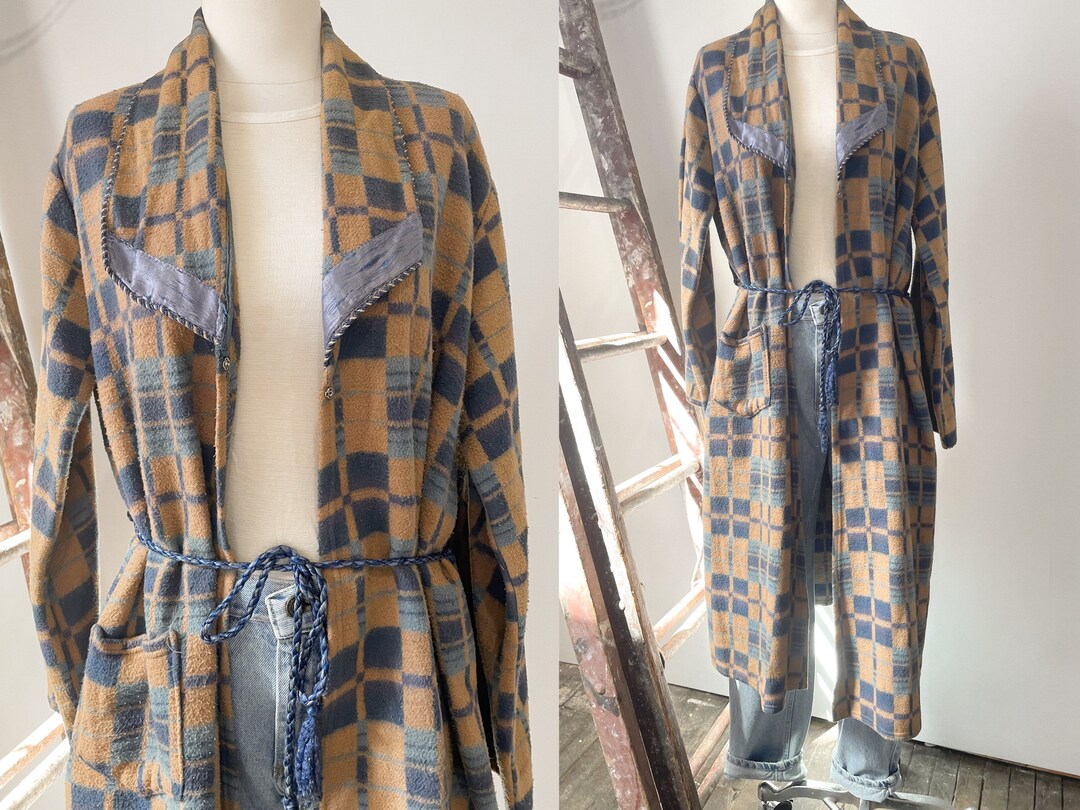 40s/50s Roxy Beacon Blanket Robe Etsy