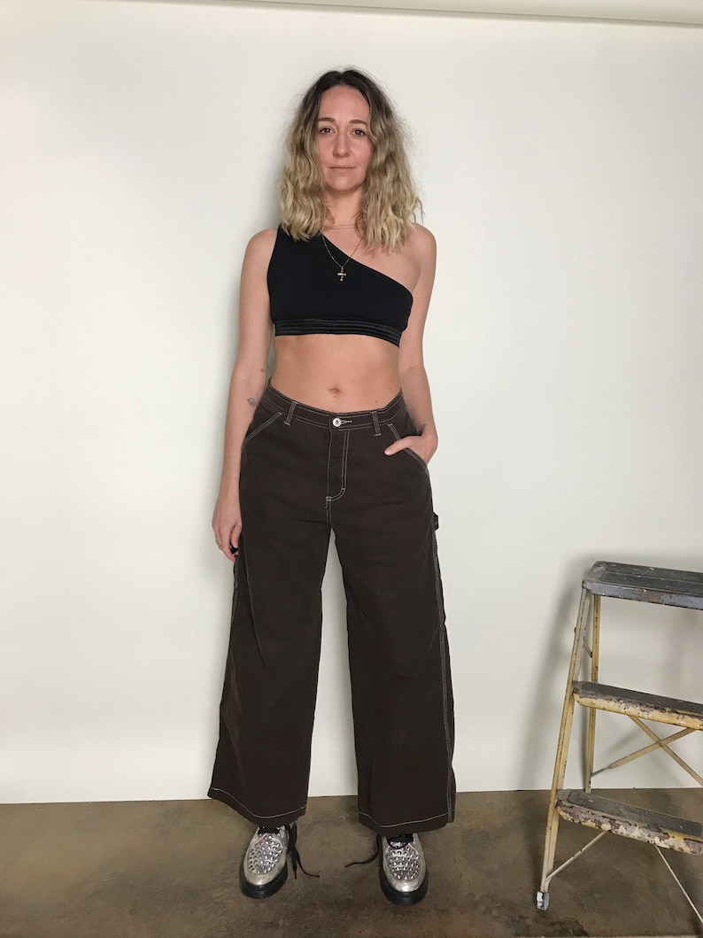 CHOCOLATE WIDE LEGS 30