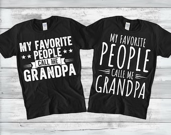 Le mie persone preferite mi chiamano nonno PNG SVG, design divertente per maglietta del nonno, regalo retrò per la festa del papà nonno, citazione del papà nonno, download digitale