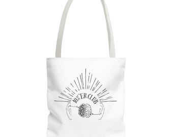 Torba na zakupy Poker Club | Ilustracja przedstawiająca zabytkowy mózg pokerowy