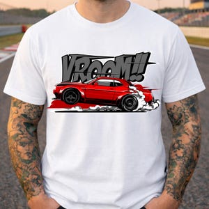 Camiseta de coche de drift Camiseta divertida de coche Camiseta de coche de carreras Camiseta de coche estilo JDM Regalo para amantes del drift Camiseta para aficionados a los coches