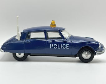 ZELDZAAM Vintage Metosul Portugal Citroën DS 19 Police Diecast Model