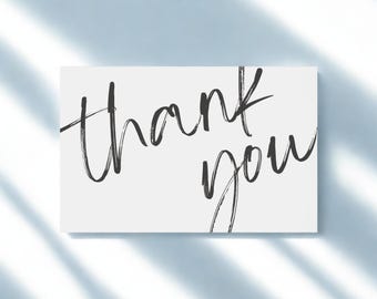 Bedankkaartje Visitekaartjes | 100 stuks, aangepast bedankje