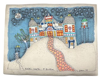 Prachtig kunstwerk van Heidi's Castle uit 1977