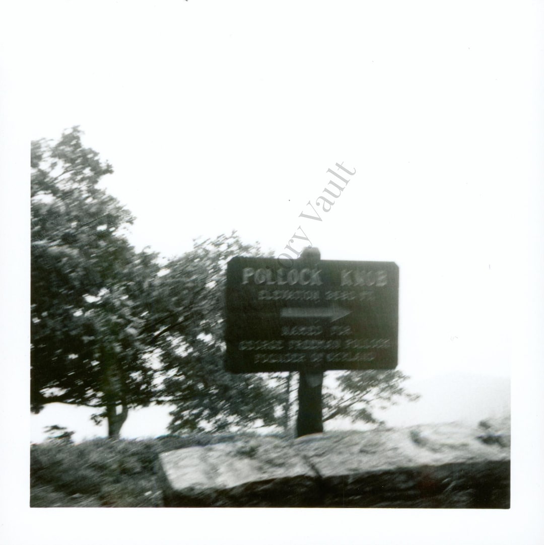 Pollock Knob Trailhead Sign Virginia Vintage Photo (digital Download ...