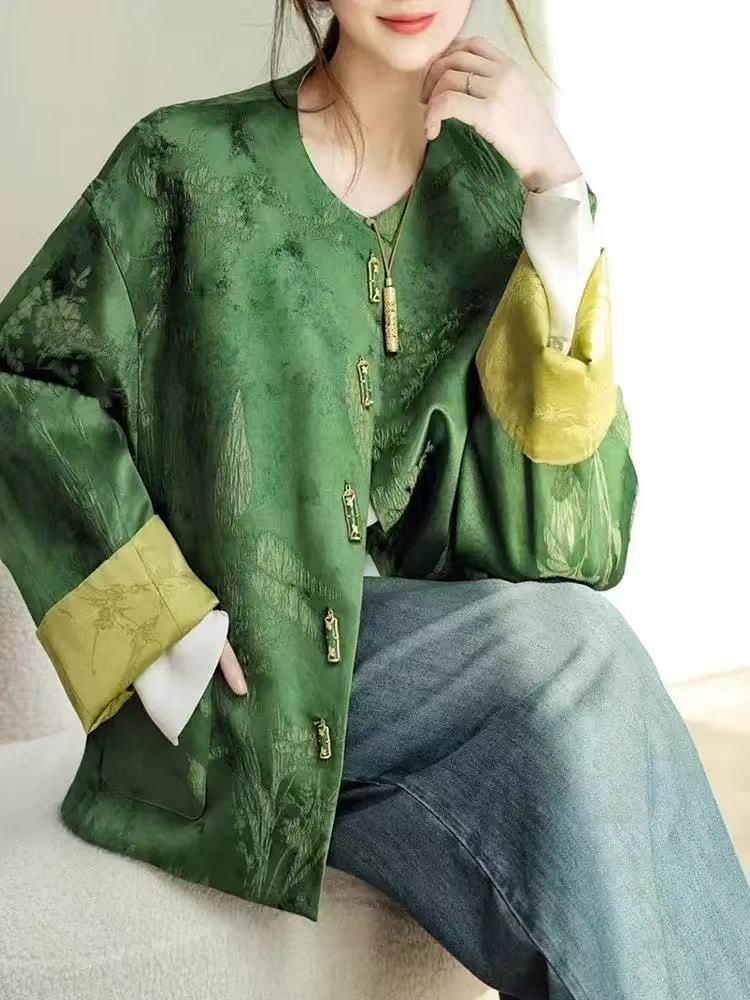 Veste Chinoise En Soie Rose - Neuve Avec étiquettes - Taille 38 - Style Kimono Femme